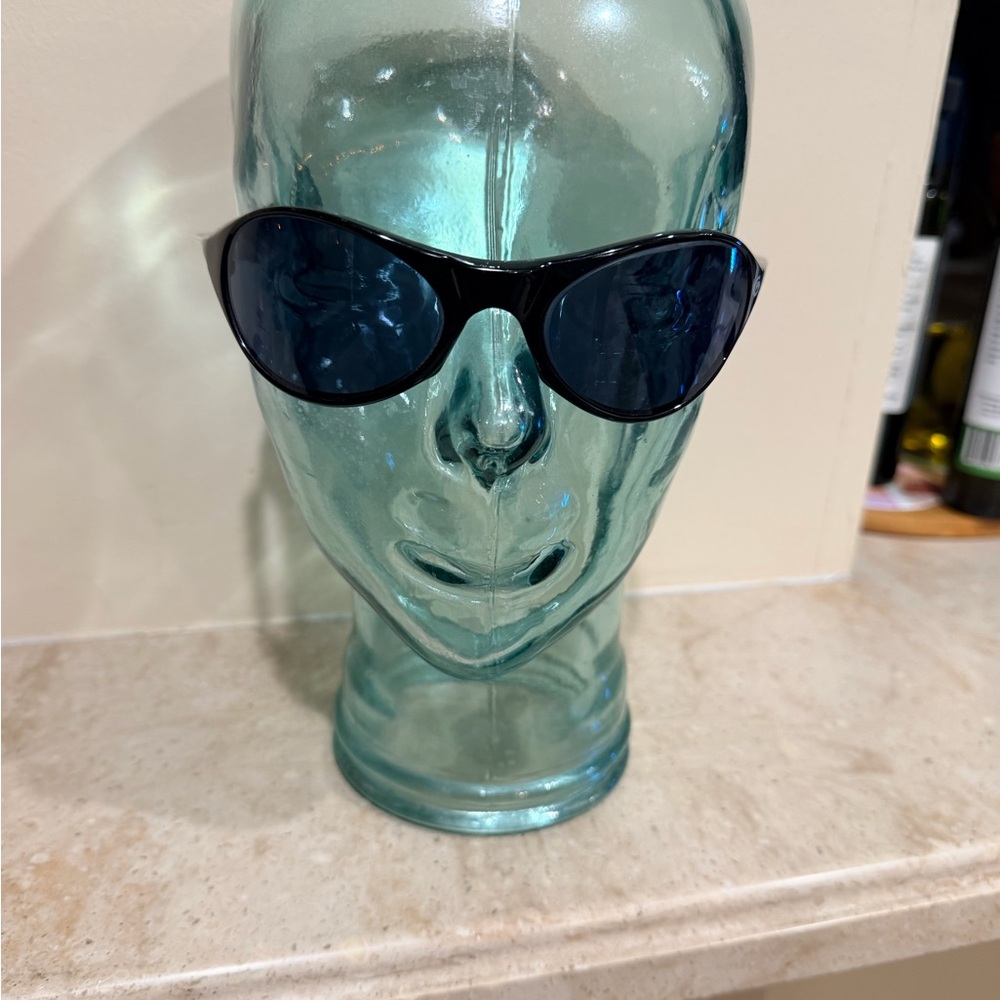 Vintage Y2K Gargoyles Black Lens Black Frame